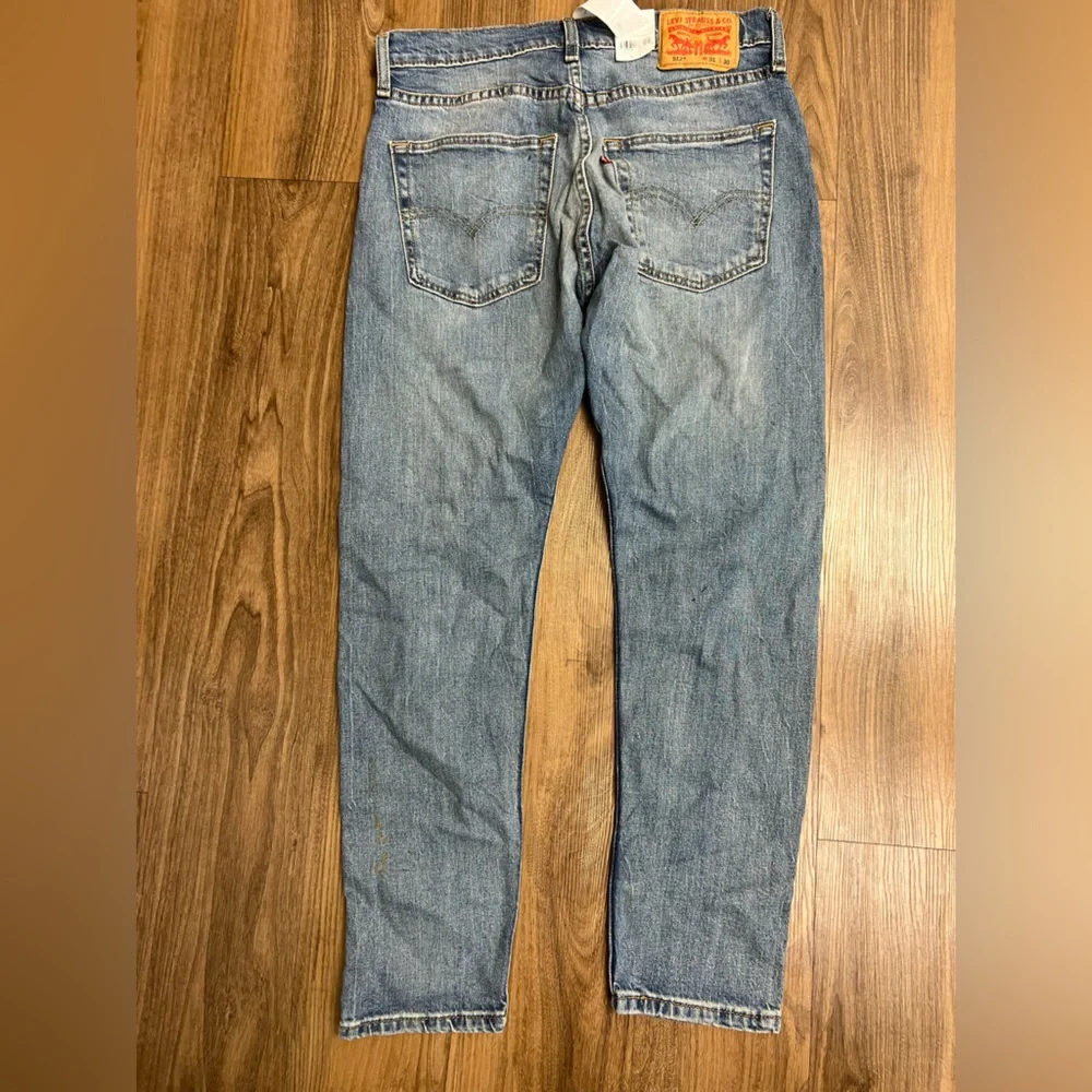 Levi's 512 Slim Taper Women's Denim Jeans Grunge Distressed‎ Sashiko Embroidered